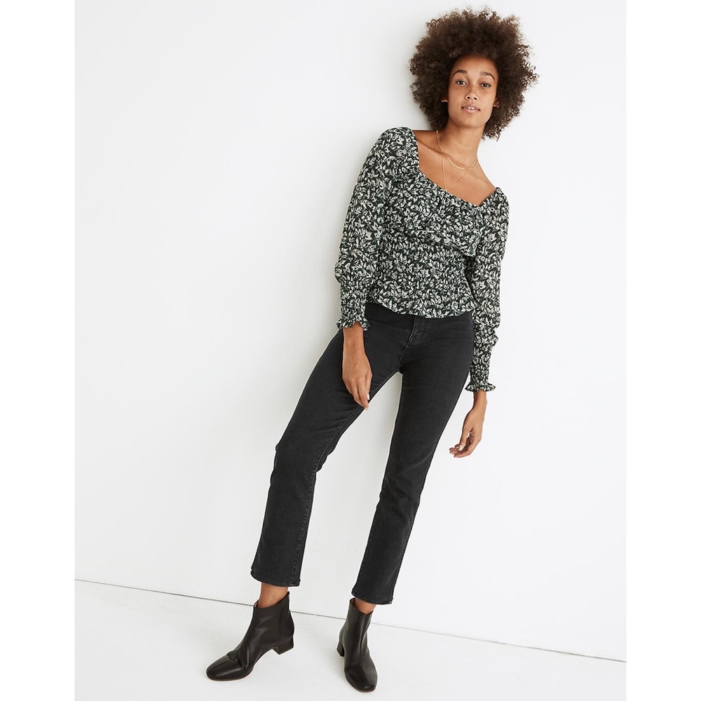Madewell Stovepipe Jeans in Boxmoor Wash - Washed Black